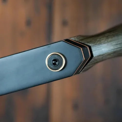 Vista 7 de El arco recurvo cazador negro inspeccionado por Shatterproof Archery