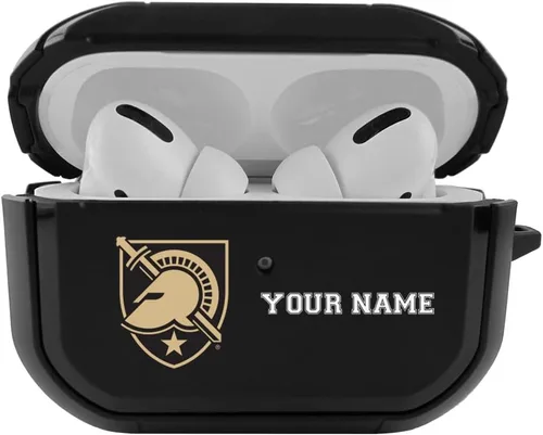 Vista 16 de Colegial - Funda negra duradera para Apple AirPods Pro (1ª/2ª generación) con mosquetón - Alabama Crimson Tide