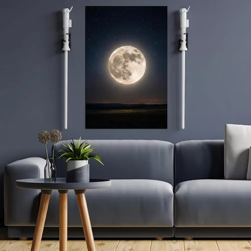Vista 6 de Cosmos Soporte de montaje en pared para sables de luz acrílicos, soporte para sable de luz con almohadilla protectora para sable de luz vertical