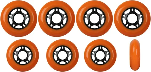 Vista 7 de Player's Choice Ruedas para patines en línea para exteriores, 89a, paquete de 8 unidades, elige tamaño y color, fórmula exterior para patinaje sobre