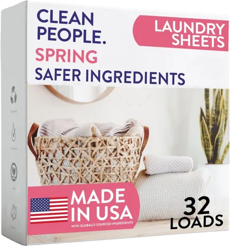 Vista 17 de The Clean People Hojas de detergente para ropa – Jabón de lavandería – Ultra concentrado, embalaje reciclable, combate las manchas – Mañana