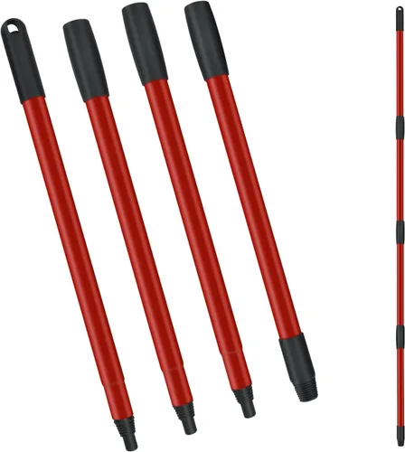 Vista 8 de Repuestos de mango de trapeador giratorio para trapeador Oceda de 4 secciones, mango de repuesto compatible con repuestos de trapeador giratorio