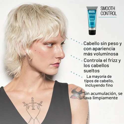 Vista 5 de Reuzel Crema de aseo con fórmula a base de agua, 3.38 oz