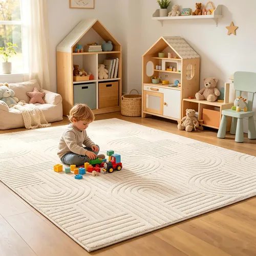 Vista 80 de UKELER Tapete antideslizante para puerta, alfombras de acento modernas para entrada, estilo romántico campestre americano, alfombras de algodón