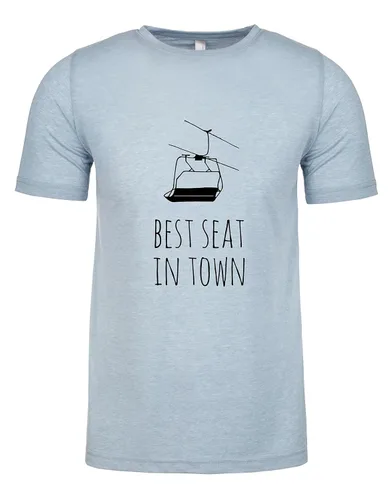 Vista 6 de I'd Hike That, Graphic Men's Tee, Funny T Shirt, Shirts with Sayings, Stonewash Blue or Sage (XL, Stonewash Blue)