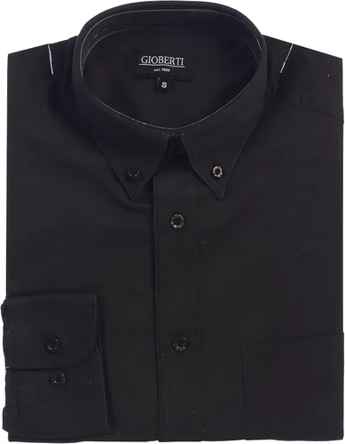 Vista 4 de Gioberti Camisa Oxford de sarga de 100% algodón para hombre