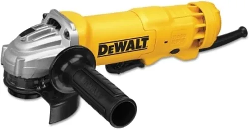 Vista 4 de DEWALT Amoladora angular, 4.5 pulgadas, 11 amperios, 11,000 RPM, interruptor de paleta sin bloqueo, sistema de expulsión de polvo, con cable
