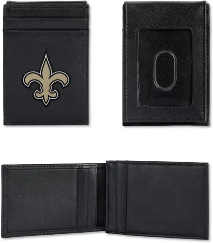 Vista 20 de NFL Rico Industries - Cartera bordada con bolsillo frontal, gran artículo de regalo, San Francisco 49Ers, Bolsillo frontal