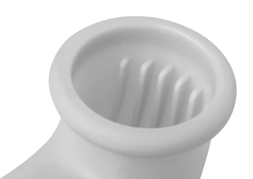Vista 4 de Ubbi Cubierta protectora de boquilla de silicona para bañera, gris Protector de seguridad de silicona para grifo de seguridad para bebés y niños