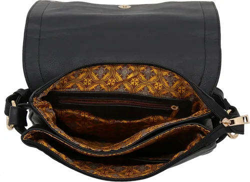 Vista 5 de ALYSSA Bolsa cruzada con doble compartimento y solapa grande