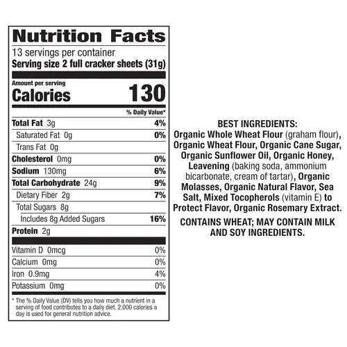 Vista 64 de Annie's Organic Chocolate Bunny Graham Snacks, 7.5 onzas