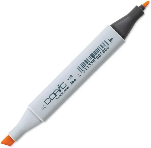 Vista 36 de Copic Marcador de alcohol clásico, de doble punta, Y08-Copic, amarillo ácido
