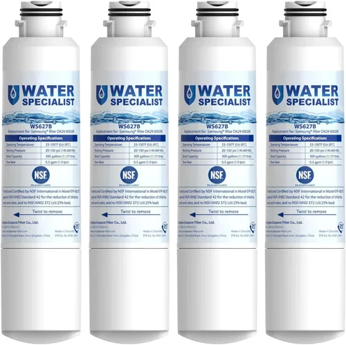 Vista 11 de Waterspecialist DA29-00020B Repuesto para Filtro de agua Samsung DA29-00020B, HAF-CIN/EXP, DA29-00020B-1, HDX FMS-2, RS25J500DSR, RF28HMEDBSR