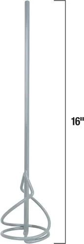 Vista 6 de QEP 61210 - Paleta de mezcla universal de acero de 16 pulgadas para taladros inalámbricos y con cable