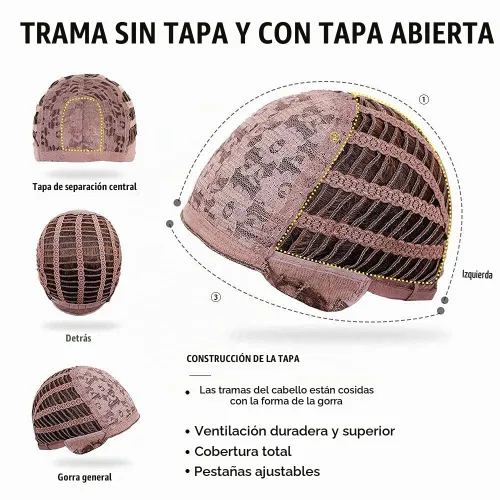 Vista 5 de HAIRCUBE Peluca sintética marrón oscuro para mujer, pelucas en capas con flequillo de longitud media recta y resistente al calor Marrón oscuro2