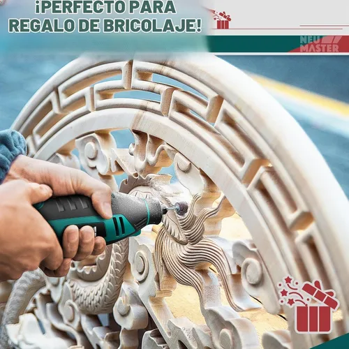 Vista 7 de NEU Master Kit de herramientas rotativas de 200 W, herramienta rotativa
