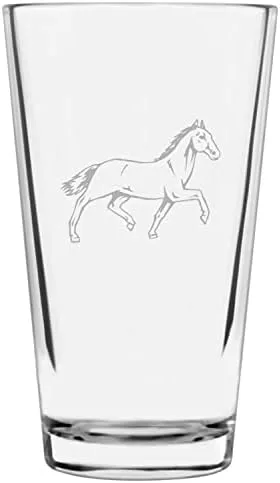 Vista 81 de Shetland Pony (cuerpo) - Vaso de pinta grabado con temática de caballo alternativo de 16 onzas