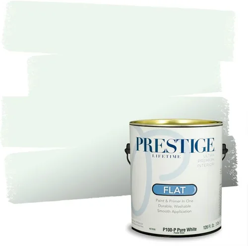 Vista 12 de PRESTIGE Pintura exterior e imprimación en uno, Apalaches, plano, 1 galón