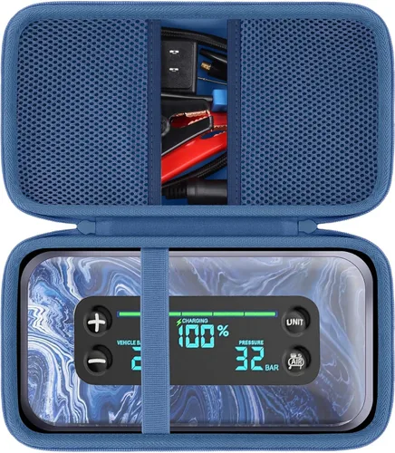 Vista 17 de khanka Estuche de almacenamiento para HALO Bolt Ultimate 2.0/HALO Bolt Air +1750 Arrancador de batería portátil para automóvil, solo estuche (negro)