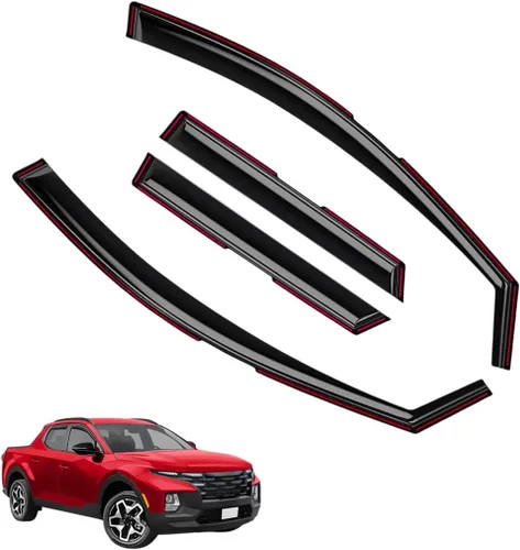 Vista 27 de Viseras de ventana en canal, protectores de lluvia compatibles con Mazda CX-5 2017-2025 (2017-2025) - Deflectores de ventilación de policarbonato