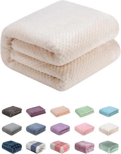 Vista 89 de Manta difusa o manta mullida para bebé, suave y cálida y acogedora manta de lana de coral para niños pequeños, bebés o recién nacidos, para cuna