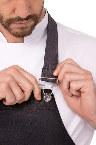 Vista 5 de Chef Works Delantal unisex con peto Boulder