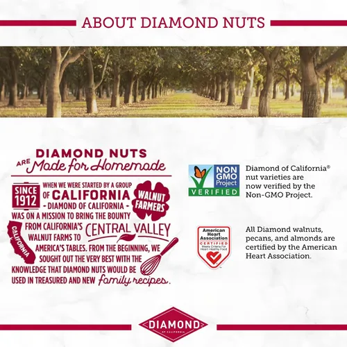 Vista 3 de Diamond de nueces picadas de California, 2.25 onzas, 1 paquete