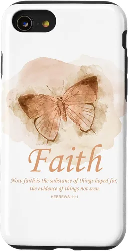 Vista 18 de Faith Bible Verse: Women’s Christian Hebrews 11:1 Quote Case for iPhone 17