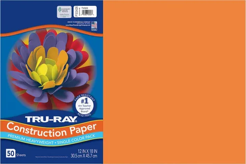 Vista 42 de Tru-Ray® Papel de construcción, 12.0 in x 18.0 in, 50% reciclado, azul atómico, paquete de 50