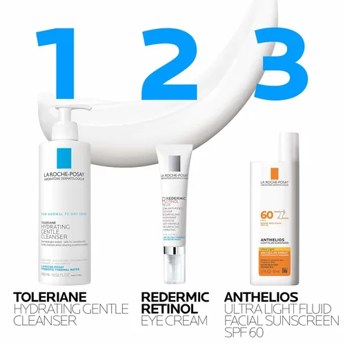 Vista 5 de La Roche-Posay Redermic R Eyes Crema de Ojos con Retinol, Crema de Ojos Antienvejecimiento para Reducir Arrugas y Ojeras con Retinol Puro y Cafeína
