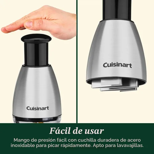 Vista 3 de Cuisinart Picadora, acero inoxidable/negro, CTG-00-SCHP, 8.2 "x 3.9" x 3.9
