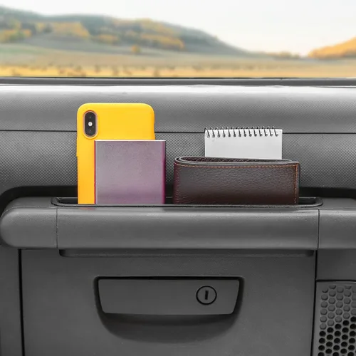 Vista 7 de RT-TCZ Para Wrangler JK Grab Tray Pasajero Manija Caja de Almacenamiento Organizador para Jeep Wrangler JK JKU 2007-2010 Negro