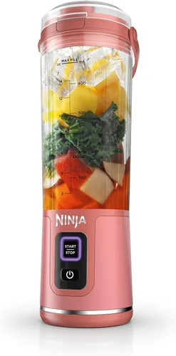 Vista 12 de Ninja Blast Batidora portátil, inalámbrica, recipiente de 18 onzas, menta