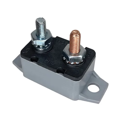 Vista 2 de Disyuntor de reinicio automático de 12 V - 24 V de 5 amperios con perno de cubierta para automóviles, marina, remolques (5A, 1 paquete)