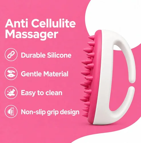 Vista 3 de Herramienta de masaje de silicona para celulitis, masajeador