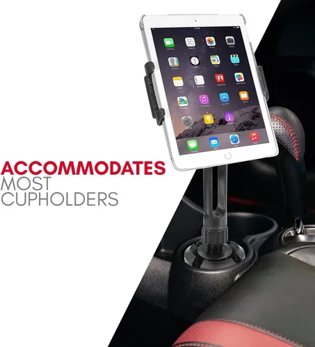 Vista 15 de Macally Soporte para tablet – Soporte resistente para iPad para automóvil, camión y vehículo – Se adapta a dispositivos de 3.5 a 8 pulgadas de ancho
