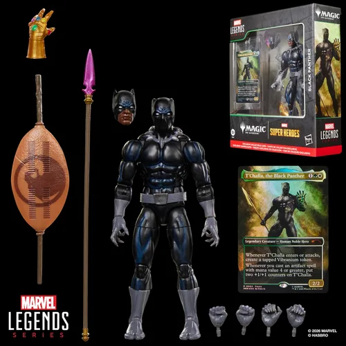 Vista 2 de Marvel Legends Series Magic: The Gathering Black Panther (Amazon Exclusive)