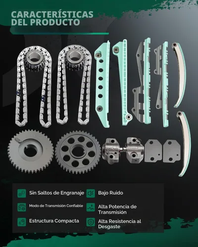 Vista 5 de SCITOO 9-0387SGX Kit de cadena de distribución para Ford Crown Victoria