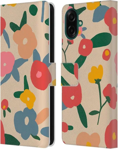 Vista 14 de Head Case Designs Officially Licensed Ninola Ditsy Flowers Yellow Nature Bold Leather Wallet Case Compatible with Samsung Galaxy A07 4G