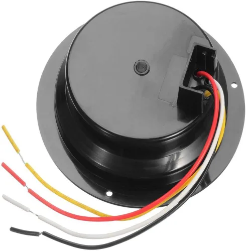 Vista 7 de Partsam 2 luces traseras LED redondas de 4 pulgadas para remolque, luces traseras blancas y rojas, montaje de brida, 16 LED DC 12 V, selladas
