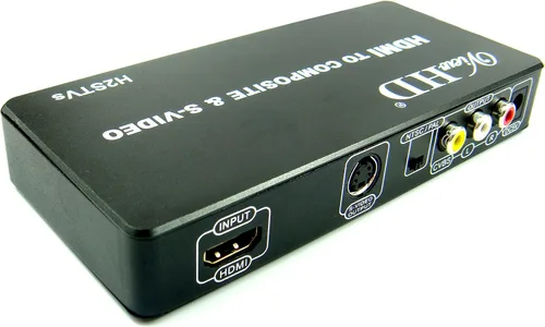 Vista 3 de ViewHD Conversor de video HDMI a TV RCA AV + S Incluye cables de video AV y S + adaptador de corriente alterna Modelo: H2STVs
