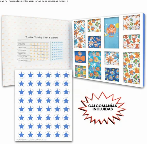Vista 3 de Blippi Boys Exclusive 12-Days Advent Box of Surprise Underwear Pack Makes Potty Training Fun with Stickers, 2/3t, 4t and 5t