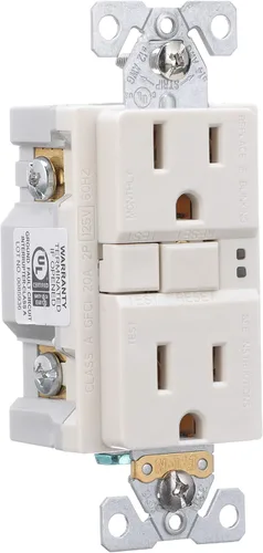 Vista 6 de EATON SGF15V Arrow Hart Duplex Gfci Receptáculo, 125 Vac, 15 A, 2 Polos, 3 Alambres, Marfil