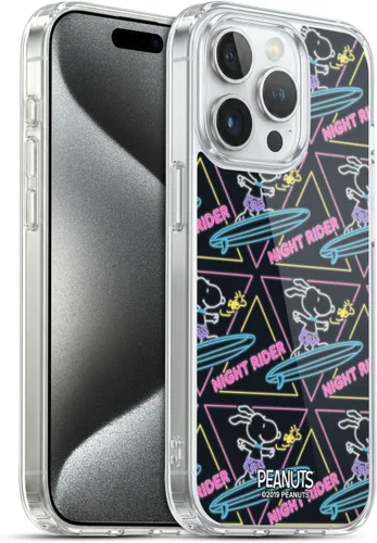 Vista 117 de Head Case Designs Funda de gel suave con licencia oficial de Peanuts Tropical Surf Snoopy Aloha Disco compatible con Apple iPhone 13 Mini Surf