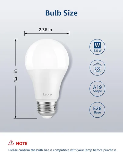 Vista 9 de Lepro Bombillas inteligentes B1 AI – WiFi y Bluetooth RGBWW Bombilla LED que cambia de color funciona con Alexa y Google Assistant, diseñador