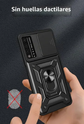 Vista 5 de Funda para T-Mobile REVVL V Plus 5G con [2 unidades] Protector de pantalla de vidrio templado, para TCL T-Mobile Revvl V+ 5G [grado militar] Negro