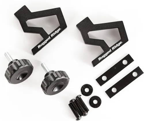 Vista 2 de Rugged Ridge 11586.04 Soporte de montaje de gato; Jeep Wrangler JK 07-18