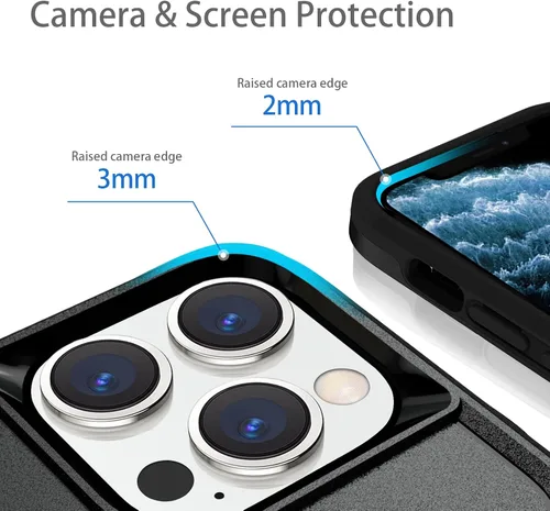 Vista 2 de Diseñada para iPhone 11 Pro, protección resistente, a prueba de golpes, a prueba de caídas, a prueba de polvo, antiarañazos, funda protectora