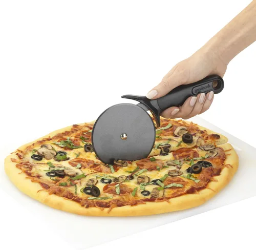 Vista 5 de GoodCook Cortador de pizza jumbo diario con rueda antiadherente de acero inoxidable