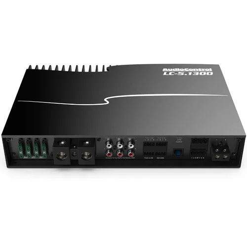 Vista 3 de AudioControl LC-5.1300 Amplificador de audio para automóvil de alta potencia de 3/5 canales de 1300 W clase D con AccuBASS, alta fidelidad, entradas